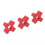 10PCS Honey Extractor Bushing connection Polyurethane Buffering Pad for Electric Accessories Red 4
