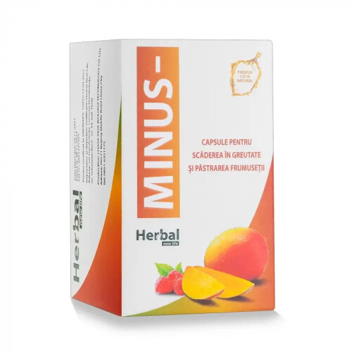 Minus slimming capsules, 30 tablets, Herbal New Life 1