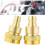 2Pcs A/C R134a to R1234yf Conversion Kit,Quick Adapter Adjustable HighandLow Voltage Connector,for Air Conditioner 4
