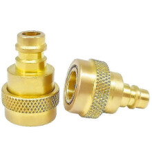2Pcs A/C R134a to R1234yf Conversion Kit,Quick Adapter Adjustable HighandLow Voltage Connector,for Air Conditioner