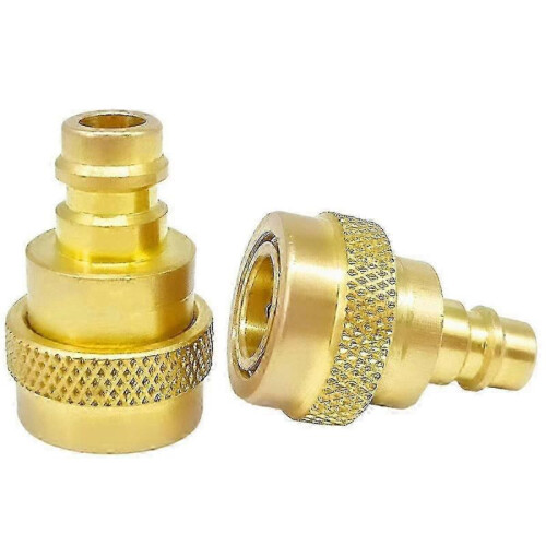 2Pcs A/C R134a to R1234yf Conversion Kit,Quick Adapter Adjustable HighandLow Voltage Connector,for Air Conditioner
