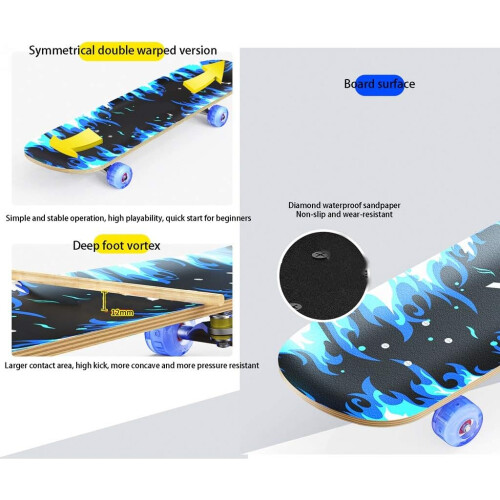 Longboard Standard Skateboards for    Beginners 31 x 8 Inches 1