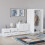 Vida Designs (White) Riano 4 Piece Bedroom Set 21 2