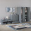 Vida Designs (Grey) Riano 4 Piece Bedroom Set 8 2
