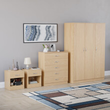 (Pine) Riano 4 Piece Bedroom Set 8