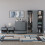 Vida Designs (Grey) Riano 4 Piece Bedroom Set 8 3