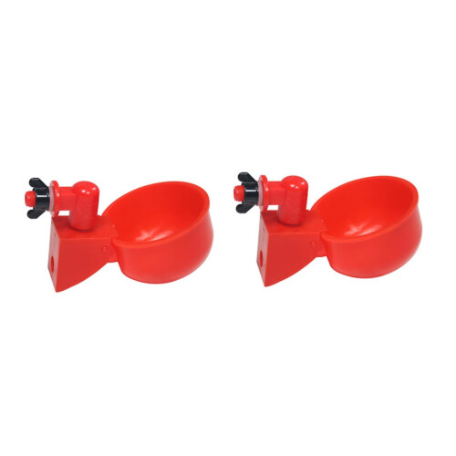 Automatic Chicken Drinker, Poultry Drinker, Water Container, Plastic, Pack of 2