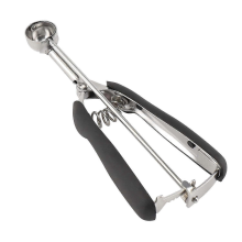 30mm Extra Small Cookie Scoop 1 tsp, Professional Stainless Steel Mini Ice Cream Scoop, Melon Baller Scoop Good Soft Grips, Quick Trigg