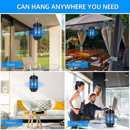 Lamp Bug Zapper Electric Insect Killer Non-toxic Pest Control Fly Traps 2