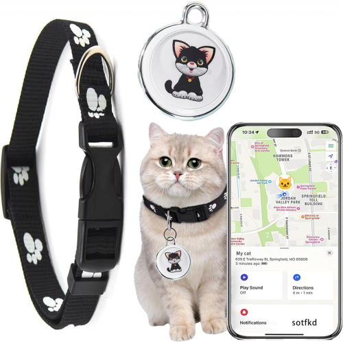 Pet Anti Lost GPS Tracker Bluetooth Smart Waterproof Locator,Cat