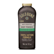 Gold Bond Men's Essentials Talc-Free Body Powder 10 oz. Opfrisk 360 Scent Wetness Protection