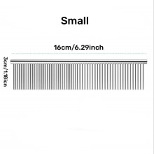(Small) Stainless Steel Dematting Comb for Dogs - Effortless Detangling, Reduced Shedding, and Gentle on Skin