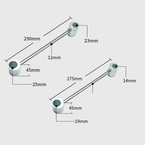 (B) Door Hinge Repair Tool Steel Lightweight Adjustables Wrench Tools for Home Use 1