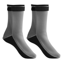 Diver thermal fabric Neopren AntiS Snorkeling for swimming, surfing, rafting with hook and loop Gray XS