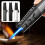 (A) Metal Jet-Lighter Compact Portable Blue Flames Torches Lighter for Camping Lighting 2