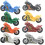 Motorcycle puzzle assembly blocks 1