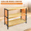3 Tier Natural Bamboo Shoe Rack with Easy Assembly & Strong Stand Space Saving for Home Dormitory 1