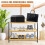 3 Tier Natural Bamboo Shoe Rack with Easy Assembly & Strong Stand Space Saving for Home Dormitory 2