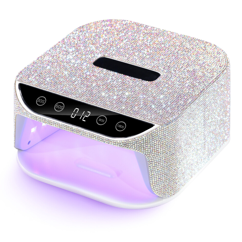 Chronus Professional Nail Lamp Uv 4 Timers Nail Dryer - Light/White
