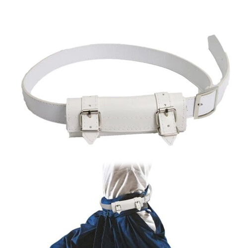 Katana Sword Holder with Belt, Robust for Comfortable Carry, White