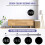 10" Digital Wall Clock Digital Clock, Wall Clock with Colorful Light 5