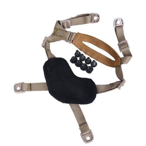 Helmet Chin Strap Tactical X Nape Adjustable Suspension System for Fast/Mich/IBH Helmets