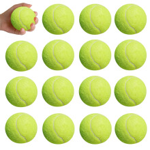 15 pieces tennis balls pressureless for tennis lessons and dogs play
