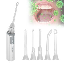 Electronic Tonsil Stone Sucker, Tonsil Stone Remover with 3 Suction Modes, 5 Silicone Nozzles (NASA009)