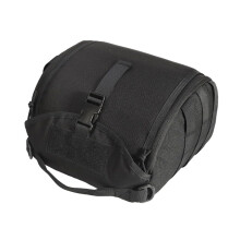 Tactical Helmet Bag,,, Padded Storage, Molle Clamshell, Black