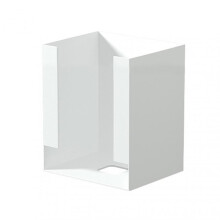 (Small Size) Simple Opening Ends Squared Organiser Stylish Desktop Finishing Box for Home Study Office