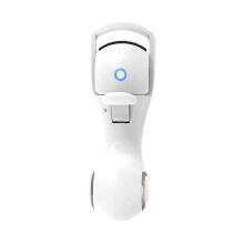 (White) Electric Mini Eyelash Perm Assistant Professional Electric Eyelash Curler for Home Travel
