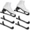 (Blue) 4Pcs Adjustable Ice Skate Blade Guards - Hockey Skate Protector Covers for Ice Skating 2