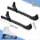 (Black) 4Pcs Adjustable Ice Skate Blade Guards - Hockey Skate Protector Covers for Ice Skating 2