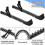 (Blue) 4Pcs Adjustable Ice Skate Blade Guards - Hockey Skate Protector Covers for Ice Skating 4