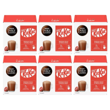 NESCAFE DOLCE GUSTO KitKat Coffee Pods x16 (Pack of 6, Total 96 Pods)