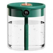 (Green) Ultrasonic Humidifiers for Bedroom Large room Lightweght Fashion Electric Air-Humidifier for Home Car