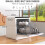 Hermitlux Table Top Dishwasher for 5 Place Settings 5L Tabletop Dishwasher no Plumbing with 6 Programmes 3