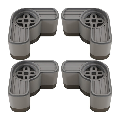 Antivibration pads for washing machine, 4piece set antislip mat  noise reduction  stabilization
