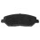 TRQ Front Brake Pads Ceramic Compatible with 2009-2011 Hyundai Genesis 5