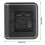 (EU plug, Black) Ceramic Mini Heaters PTC-Fast Heating Ceramic Room Small Heaters for Bedroom 2