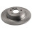 TRQ bakre bromsrotorset solid kompatibel med 2012-2015 Land Rover Range Rover Evoque 5