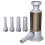 (Brown) Kitchen Press-type Sausage Maker Anti-slip Dismountable Sausage Machine for Home Kitchen 1