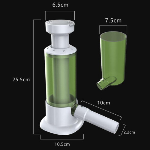 (Brown) Kitchen Press-type Sausage Maker Anti-slip Dismountable Sausage Machine for Home Kitchen 1