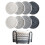 (F) 8Pcs Absorbent Coaster for Drinks Super Absorbent Non-Slip Cup Mats for Coffee Table Tabletop Protection 1