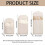(Small size, Gray) Waterproof Hanging Garment Bag with Compression Zipper, Dustproof, Space-Saving, Protects Jackets, Coats, and Suits 4