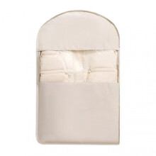 (Small size, Oat Color) Waterproof Hanging Garment Bag with Compression Zipper, Dustproof, Space-Saving, Protects Jackets, Coats, and Suits
