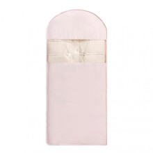 (Large Size, Pink) Waterproof Hanging Garment Bag with Compression Zipper, Dustproof, Space-Saving, Protects Jackets, Coats, and Suits