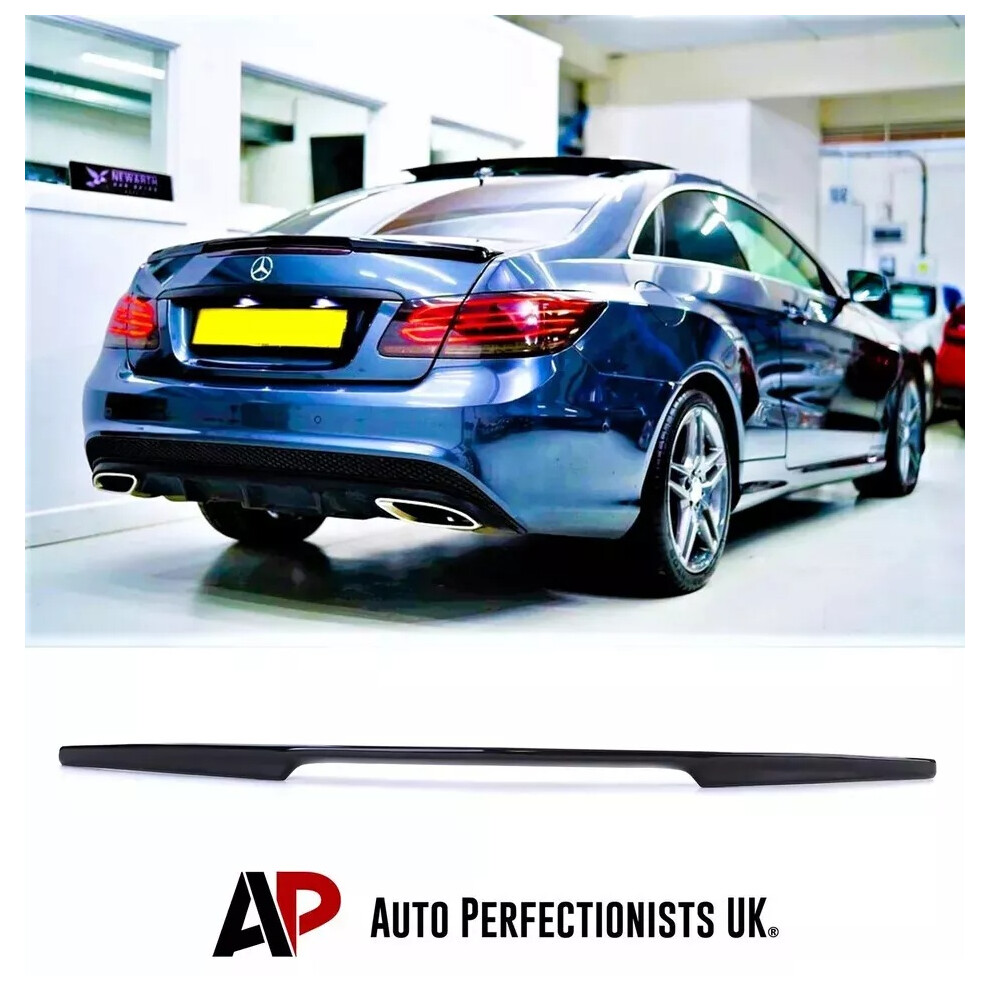 For Mercedes E Class Coupe W207 C207 Boot Spoiler Lip Wing 09-17 Black 5061072660887