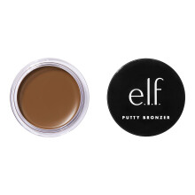 elfo. Putty Bronzer La formula cremosa e altamente pigmentata crea un colorito abbronzato a lunga durata infuso con olio di Argan e vitamina E 0,