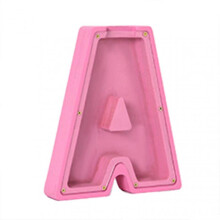 (A) Simple Piggys Bank with Capitals Letter Shape Stylish Saving Money Container Gift for Children's Day